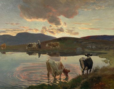 Après le coucher du soleil - Christian Eriksen Skredsvig