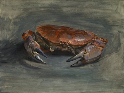 Crabe, 2018 (huile sur panneau de bois gessoïsé) - Christian Furr