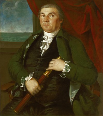 Capitaine David Coats, vers 1775 (huile sur toile) - Christian Gullager