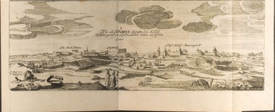 Narva Illustration des Voyages au Grand-Duc de Moscovie et au Roi de Perse par Adam Olearius - Christian Lorenzen Rothgiesser
