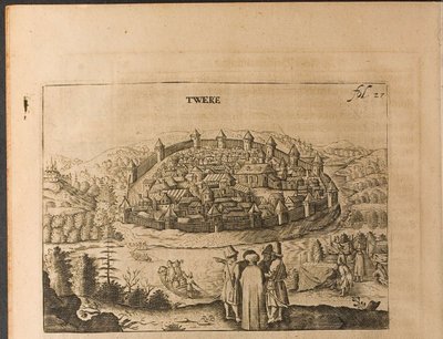 Tver Illustration de Voyages au Grand-Duc de Moscovie et au Roi de Perse par Adam Olearius - Christian Lorenzen Rothgiesser