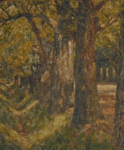 Allée du Belvédère en plein été - Christian Rohlfs