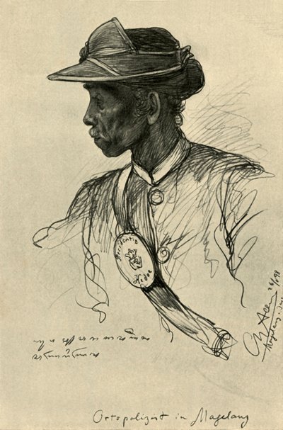 Policier, Magalang, Java, 1898 - Christian Wilhelm Allers