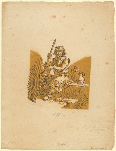 Blinder Bettler - Christian Wilhelm Ernst Dietrich
