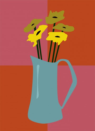 Des fleurs dans un vase - Christina Misuro