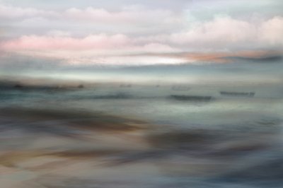 Paysage marin aux couleurs pastel et onirique - Christina Sillen