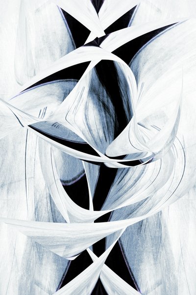 Élégant tourbillon monochrome - Christina Sillen