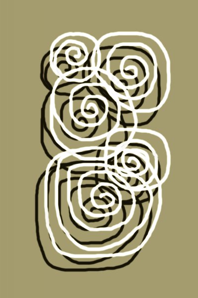 Spirales organiques fluides - Christina Sillen