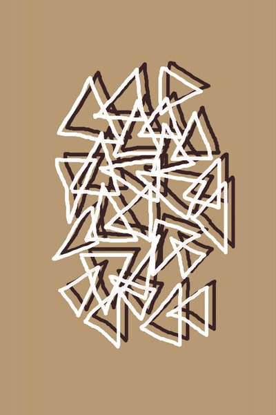 Triangles géométriques superposés - Christina Sillen