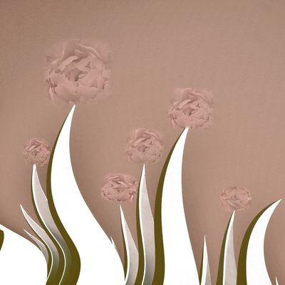 Fleurs roses minimalistes - Christina Sillen