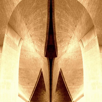 Symétrie architecturale sépia - Christina Sillen