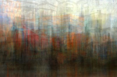Une ville animée, floue - Christina Sillen