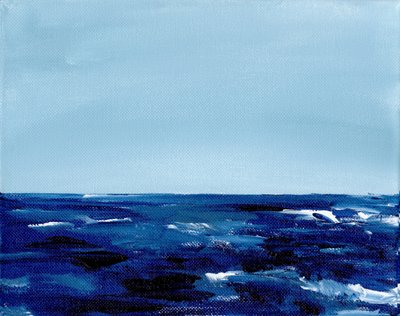 Deep Blue Horizon - Christine Lindstrom