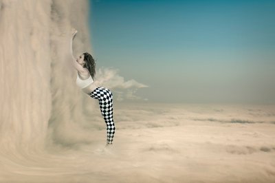La femme de mes rêves parmi les nuages - Christine von Diepenbroek