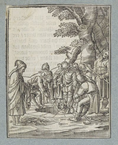 Joseph tiré du puits par ses frères - Christoffel van Sichem (II)