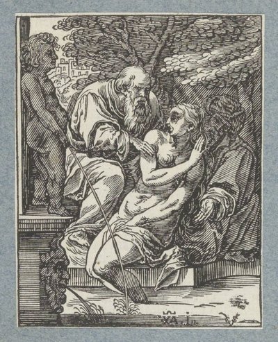 Suzanne et les vieillards - Christoffel van Sichem (II)