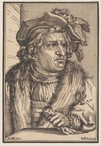 Homme au chapeau à plumes - Christoffel van Sichem I