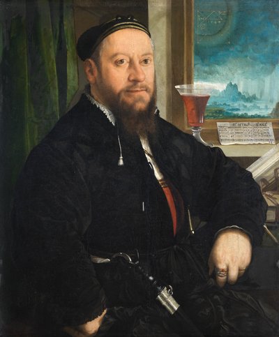 Portrait de Matthäus Schwarz - Christoph Amberger