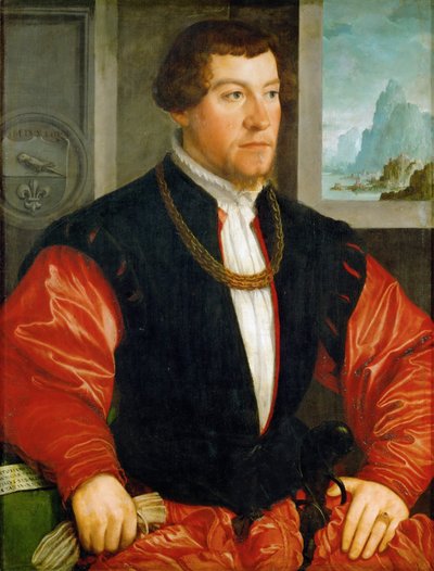 Renaissance : Portrait de Christoph Baumgartner (1514-1586) - Christoph Amberger
