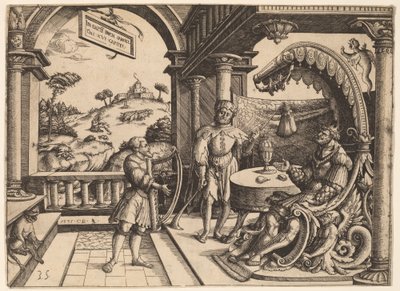 David jouant de la harpe devant Saül - Christoph Bockstorfer