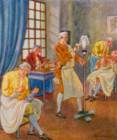 Peruckenmacher / Fabricant de perruques - Christophe (1856 1945)