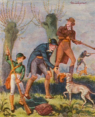 Chasse à la bécassine - Christophe (1856 1945)