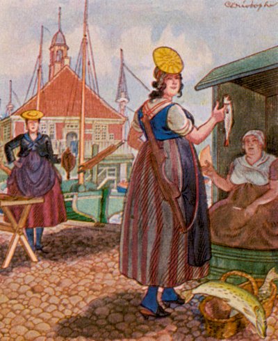 Hamburger Fischmarkt - Christophe (1856 1945)