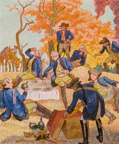 Pique-nique des officiers - Christophe (1856 1945)