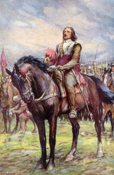 Oliver Cromwell appelant le soutien de Dieu avant la bataille - Christopher Clark