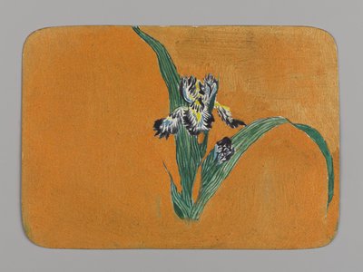Petite carte avec iris, ca. 1880 - Christopher Grant La Farge