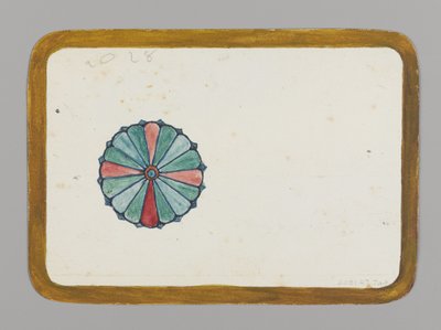 Chrysanthème stylisé (verso), vers 1880 - Christopher Grant La Farge