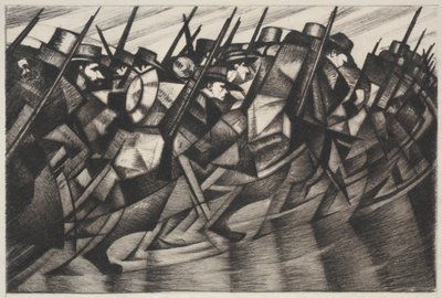 Retour aux tranchées - Christopher Richard Wynne Nevinson
