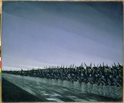 Colonne en marche, 1915 - Christopher Richard Wynne Nevinson