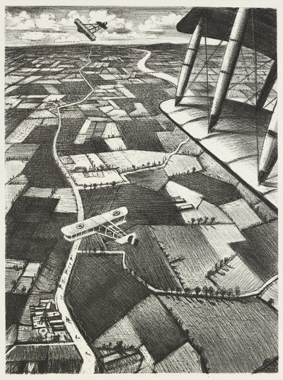 Dans les airs, 1917 - Christopher Richard Wynne Nevinson