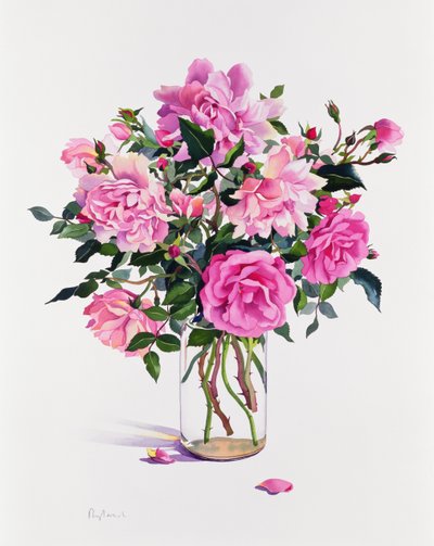Roses dans un pot en verre - Christopher Ryland