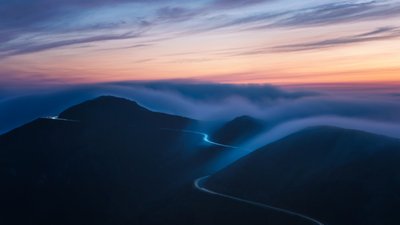 Crépuscule sur la montagne sinueuse - Chuanxu Ren
