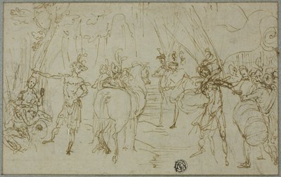 Scène avec soldats - Cigoli