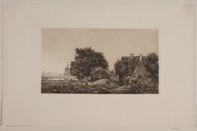 Paysage avec moulin - Cilius Johannes Konrad Andersen