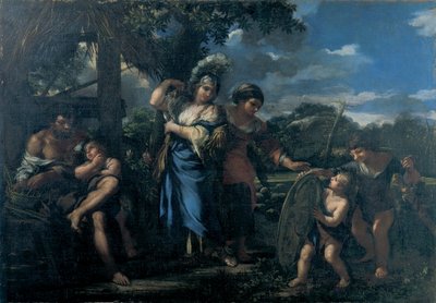 Erminia parmi les bergers - Ciro Ferri