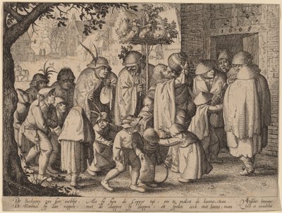 Procession des lépreux festoyant - Claes Jansz Visscher
