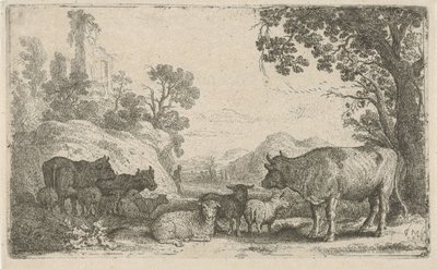 Paysage avec bétail - Claes Moeyaert