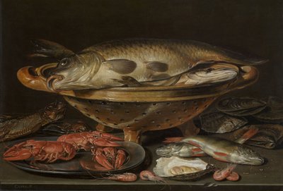 Nature morte avec poisson, vers 1612-1621 - Charlotte Evans