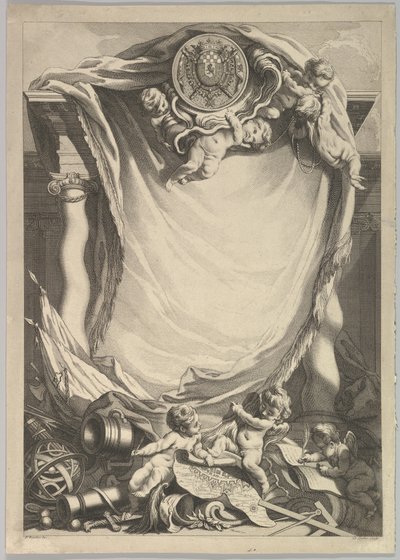 Cadre pour une Plaque de Dédiace - Claude Augustin Duflos