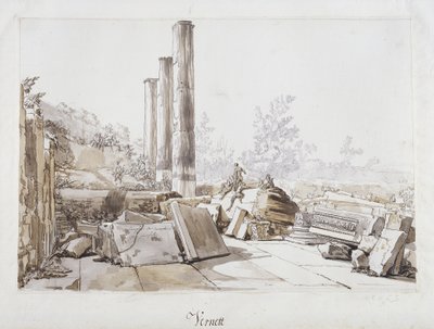 Ruines du Temple de Sérapis à Pouzzoles, 1750 - Claude Joseph Vernet