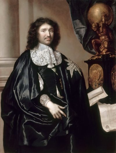 Portrait de Jean-Baptiste Colbert 1619-1683 - Claude Lefebvre