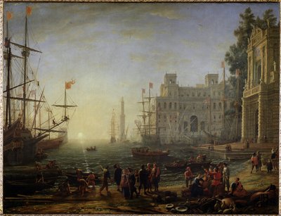 Port avec une villa Médicis - Claude Lorrain