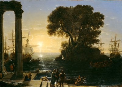 Scène côtière avec l