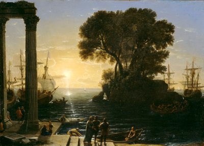 Scène côtière avec l