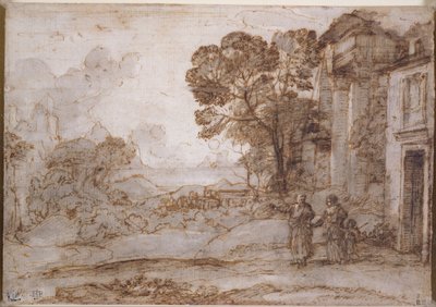 Paysage avec Abraham chassant Agar et Ismaël, vers 1665-67 - Claude Lorrain