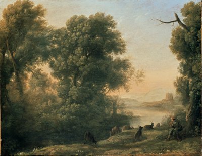 Paysage avec un chevrier - Claude Lorrain